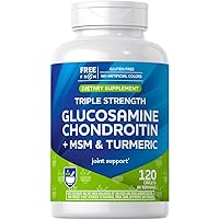 Rite Aid Ts Glucosamine Chon + Msm Caplets 120 Count, Supports Healthy Bones and Joints, Advanced Formula, Non GMO