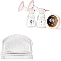 NCVI Electric Breast Pump and Disposable Nursing Pads 210 Count