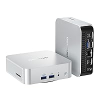 GEEKOM A7 Mini PC, AMD Ryzen 7 7840HS Mini Computers(8C/16T Up to 5.1GHz), 32GB DDR5 5600 MHz RAM & 1TB PCIe Gen4 SSD, Mini PC Windows 11 Pro AMD Radeon 780M/WiFi 6E/BT5.2/USB4.0/8K/Quad Displays