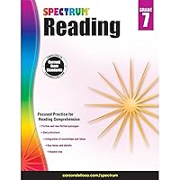 Spectrum Reading Comprehension Grade 7, Ages 12 to 13, 7th Grade Reading Comprehension Workbooks Covering Nonfiction and Fiction Passages, Analyzing and Summarizing Story Structure Spectrum Reading Comprehension Grade 7, Ages 12 to 13, 7th Grade Reading Comprehension Workbooks Covering Nonfiction and Fiction Passages, Analyzing and Summarizing Story Structure Paperback