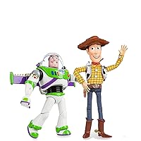ToyStory Disney Advanced Talking Action Figure Pull String Woody Buzz Bundle - Disney Exclusive