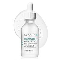 ClarityRx Get Balanced Probiotic Hydrating Face Serum, Natural Plant-Based Skin-Balancing Treatment with Hyaluronic Acid & Antioxidants for Normal & Aging Skin
