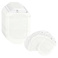 Transparent Film Dressing-100 pcs Waterproof Adhesive Clear Bandages,4'' x 2.36'',Chest Catheter Shower Cover, Waterproof Wound Cover Bandage for Post Surgical, Shower & IV Shield, Tattoo Aftercare