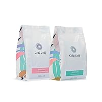 Colé Colé Handpicked Gourmet Coffee Beans, Barahona Medium Roast and Juncalito Dark Roast Dominican Republic Coffee, Roasted in Minneapolis (250 gms) Pack of 2