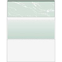 DocuGard Green Marble Top Check, 8.5 x 11 Inches, 24 lb, 500 Sheets, 1 Check Per Sheet (04502)