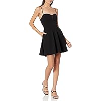 Speechless Women's Black Sleeveless Fit and Flare Party Dress