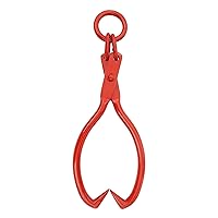 Earth Worth Skidding Tongs with Ring, Red