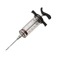 Stainless Steel Barbeque Marinade Injector (Hold up to 2 Fluid Ounces)