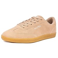 Nautica Men's Classic Low-Top Walking Shoes, Casual Lace-Up Vegan Suede Loafer Tennis Sneakers for Comfortable Fashion