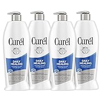 Daily Healing Body Lotion for Dry Skin, Dermatologist Recommended Hydrating Body Lotion with Advanced Ceramides Complex 20 Oz (Pack of 4)