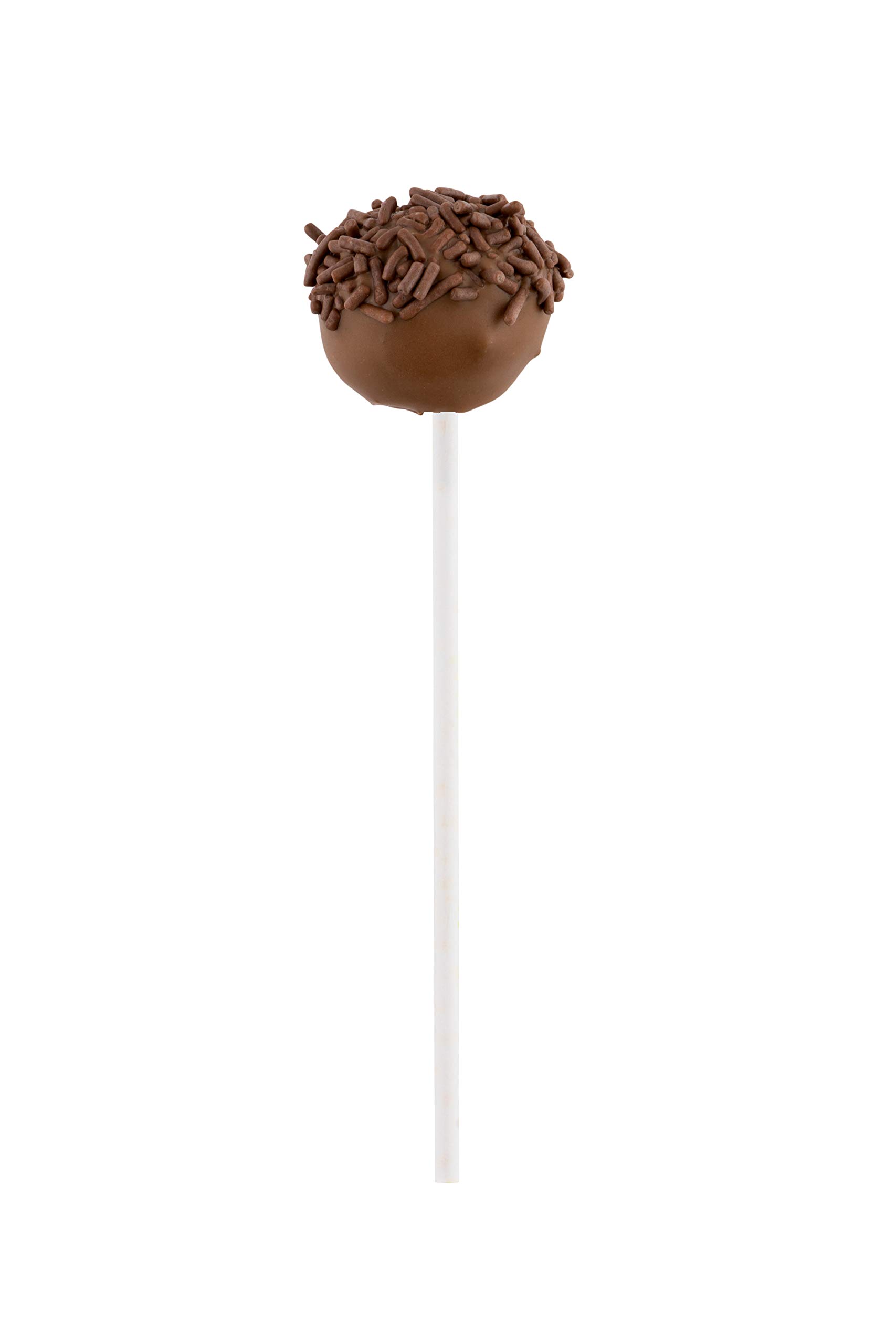 5.9 Inch Cake Pop Sticks, 25 Durable Lollipop Sticks - Sturdy, Multipurpose, White Paper Colored Cake Pop Sticks, Food Grade, For Desserts Or Crafts - Restaurantware