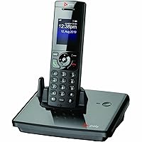 Poly VVX D230 DECT Phone Handset and Charging Cradle with Power Supply - Cordless - DECT - 8 x Total Number of Phone Lines - 2