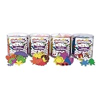 Colorations Seasons Foam Shapes Multipack Set of 4 Buckets Multicolor Foam for Kids Arts and Crafts Material