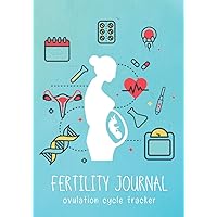 FERTILITY JOURNAL. OVULATION TRACKER: Monitor Every Detail: Basal body temperature, Cycle start/end date, cervical mucus, intercourse... | 4 year monthly calendar log book ♀