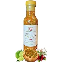SDSauce - PREMIUM Thai Hot Sauce - Original, 12oz bottle, Hand-Crafted, Raw & All Natural, A Taste of Thailand in a Bottle, No Preservatives, No MSG (12oz bottle)