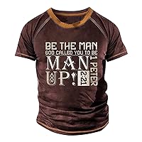 Mens Shirt,Summer Loose Plus Size Short Sleeve T Shirt Printed Fashion Casual Outdoor Tees Top Blouse