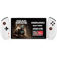 XAMMUE OneXPlayer 2 [AMD Ryzen 7 6800U] 8.4 Inches 5 in 1 Handheld PC Video Game Console One X Player 2 Portable Win 11 Home OS Laptop 2560x1600 Mini Pocket Tablet PC (White, AMD R7 6800U-16GB+1TB)