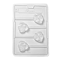 Monkey Lolly Chocolate Mould 4 Cavity (Pack of 5)