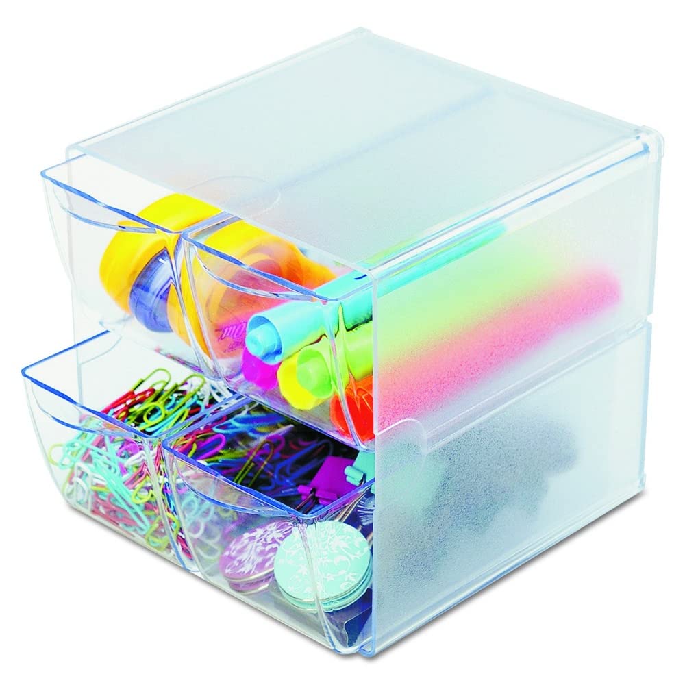 Deflecto Stackable Cube Organizer 6