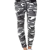 Womens Casual Gym Jogger Military Army Print Camouflage Jeggings Trouser Sports Jogging Ladies Leggings Tracksuit Bottoms