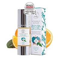Vitamin C Serum for Face with Hyaluronic Acid, Aloe Vera, Retinol, and Vitamin E - Natural Skin Care for Beautiful and Healthy Skin - Helps Dull and Tired Skin and Fine Lines