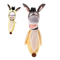 Banana Donkey Stuffed Animal Toy，Kawaii Giant Donkey Plush Hugging Pillow Washable，Cute Stuffed Animals Gift Ideas for Boys and Girls Birthday, （19.7in/50cm）