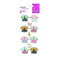 12 3D Stickers - Baby Girl