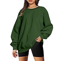 Fall Womens Hoodie 2023, Women's Round Neck Tops Cotton Casual Fashion Long Sleeve With Pocketed O-Neck Pullover Top