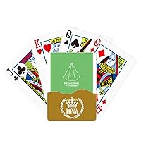 Hexagonal Pyrad Mathematical Geometric Space Royal Flush Poker Playing Card Game