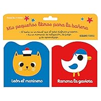 Mis pequeños libros para la bañera 2. León el marinero y Ramona la gaviota (Paquete con dos libritos con sonido) (Primeras travesías) (Spanish Edition)