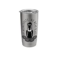 Wednesday We Wear Black Silhouette Stainless Steel Insulated Tumbler
