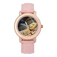 Bearded Dragon Fashion Casual Watches for Women Cute Girls Watch Gift Nurses Teachers