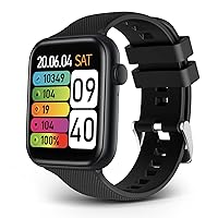 Smart Watch for Men Women Android iPhone, Activity Trackers and Smartwatches with Bluetooth Call(Answer/Dial), 1.85
