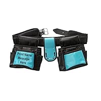 Rockytale Personalized Custom Print LOGO Name Or Message Tool Belts Economy To Ultra Professional (Professional Polyester Double)