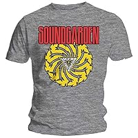 Soundgarden Men's Bad Motor Finger T-Shirt Grey