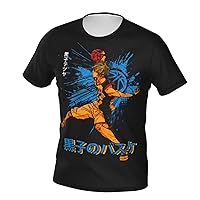 Anime Kuroko's Basketball T Shirt Mens Summer Round Neck Shirts Casual Short Sleeves Tee