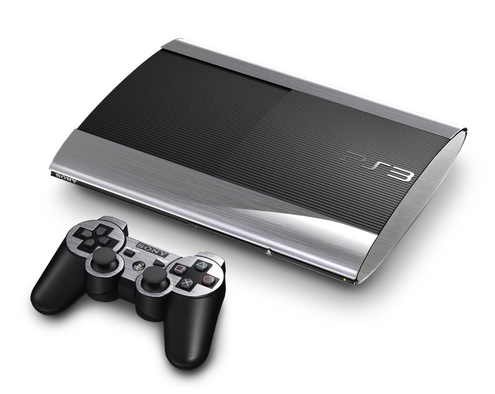 Brushed Silver Metal - Air Release Vinyl Decal Faceplate Mod Skin Kit for Sony PlayStation 3 Super Slim Console by System Skins