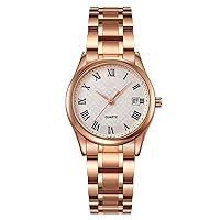 Women's Watch Luxury Stainless Steel Watches Ladies Casual Dress Analog Quartz Wrist Watches