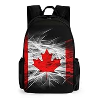 Canada Flag Laptop Backpack for Men Women Shoulder Bag Business Work Bag Travel Casual Daypacks