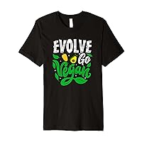 Evolve, go Vegan, food Premium T-Shirt