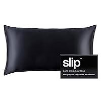 SLIP Silk King Pillowcase, Black (20