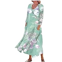 Easter Dress for Women Midi Dresses for Women Off Shoulder Tops for Women Crochet Top Ruffle Sleeve Dress Short Sleeve Midi Dress for Women Plus Size Formal Gowns and Evening Green 5XL