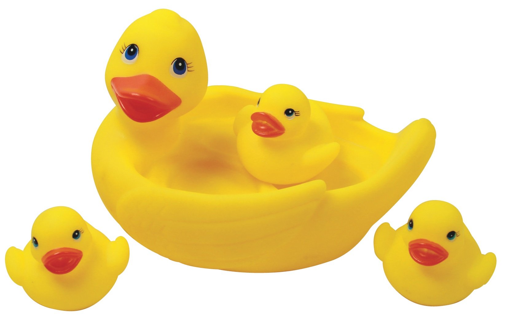Playmaker Toys Rubber Duck Family Bathtub Toy Pals Also A Great Pet Dog Chew Toy Set