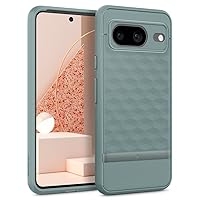 Caseology Parallax 3D Ergonomic Design Case Compatible with Google Pixel 8 case 5G [Military Grade Drop Tested](2023) - Sage Green