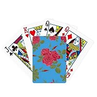 Blue Red Drawing Art Plant Poker Playing Magic Card Fun Board Game