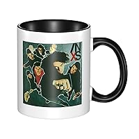 INXSS Mug 11 Oz Ceramic Coffee Mug with Handle Novelty Tea Mug Milk Mug Drinking Cups Idea Gift for Men Women Office Work