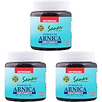 Sanar Naturals Dark Arnica Ointment Support, 2 oz - Fast Action for Joint Back, Neck, Knee, Hand, Foot, and More, Travel Size (Pack of 3)