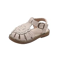 Girl Wedge Sandals Toddler Lightweight Casual Beach Shoes Children Wedding Birthday Anti-slip Open Toe Sandals Shoes