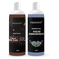 Combo Of Fresh De-Tan Body Wash And Fresh Power Fruit Shower Gel For Soft And Smooth Skin (300 ML) - PZ-36