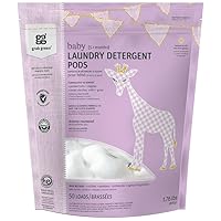 Baby Laundry Detergent Pods, 50 Count, Dreamy Rosewood, Plant and Mineral Based, Formulated to Tackle Growing Baby (5 Months and Older) Laundry Stains